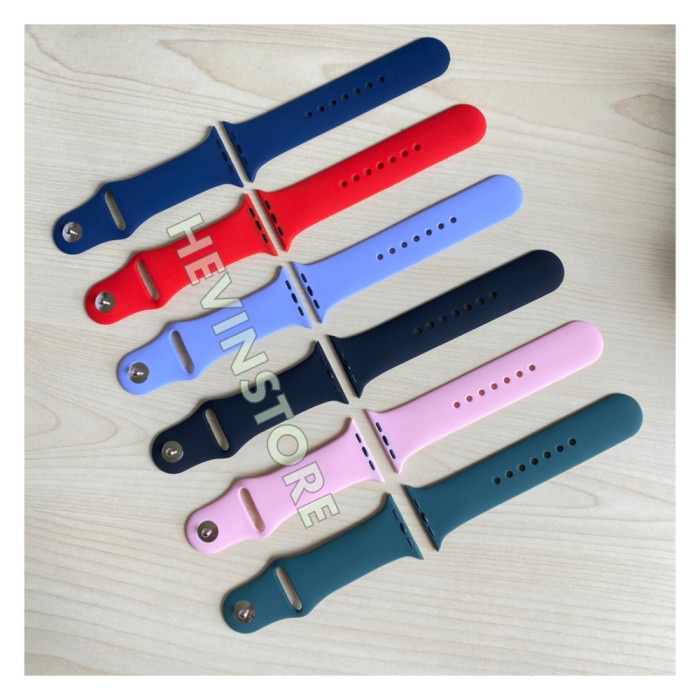 SILICCONE STRAP For SMARTWATCH iOS BAND STRAP SERIES 1,2,3,4,5,6