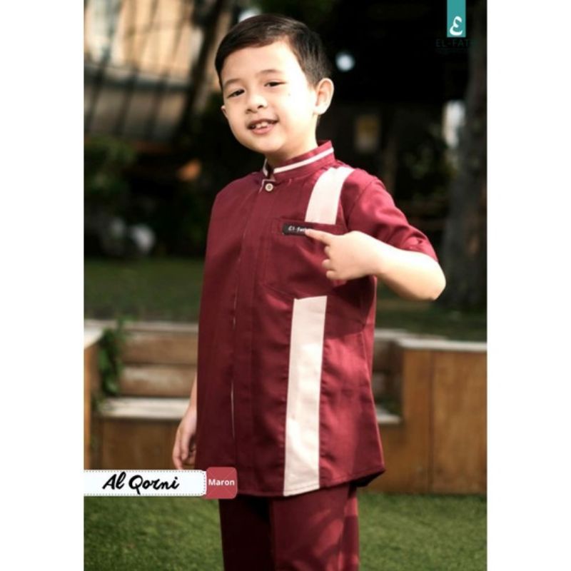 setelan baju koko anak laki laki El-Fath AL QORNI
