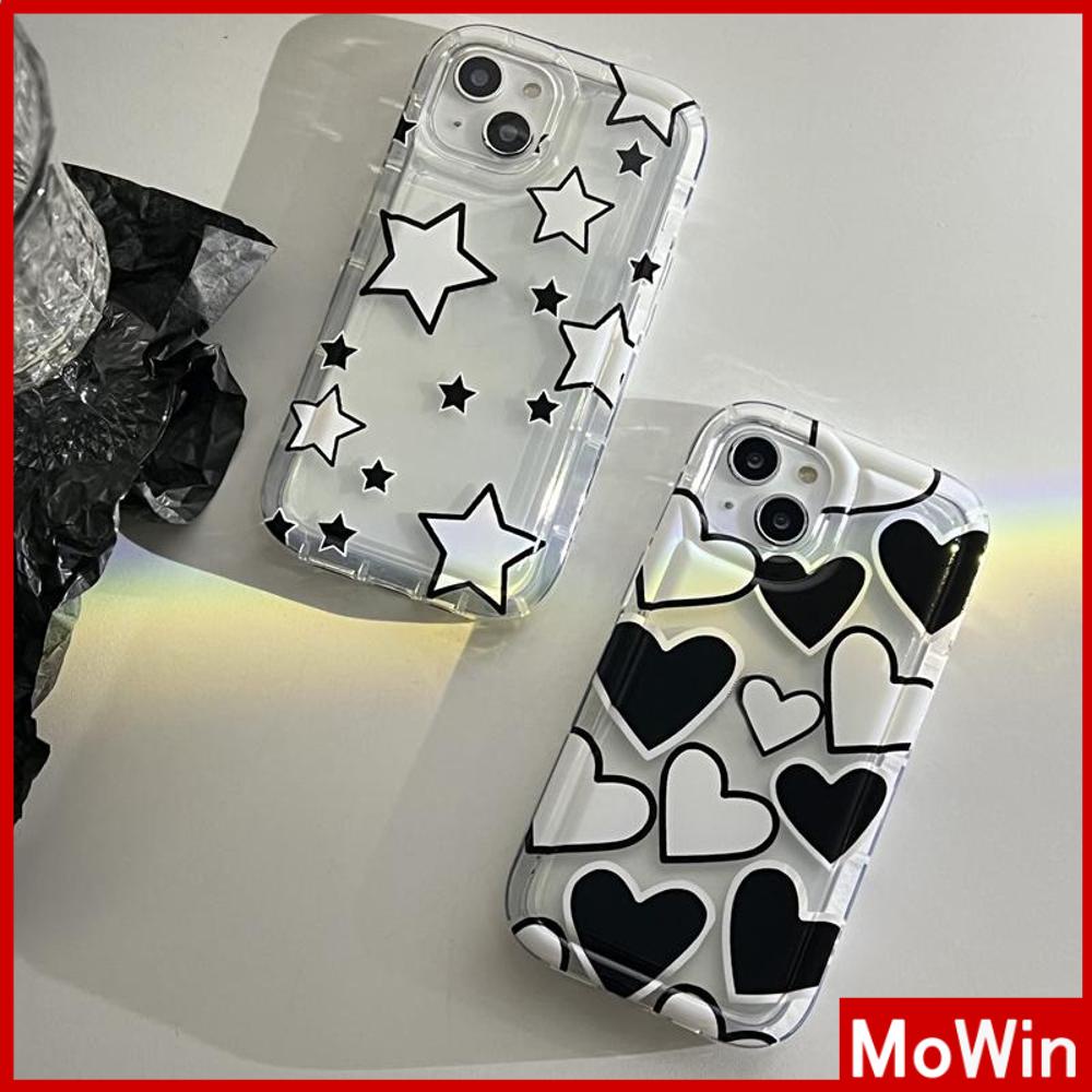 For iPhone 14 Pro Max iPhone Case TPU Soft Case Clear Case Airbag Reinforced Shockproof Star Love Simple Compatible For iPhone 13 Pro Max iPhone 12 Pro Max 11 7Plus 8Plus 6Plus XR