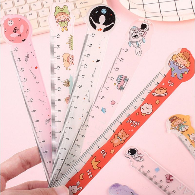 

PENGGARIS BERANEKA MOTIF 15CM / PENGGARIS LUCU 15CM