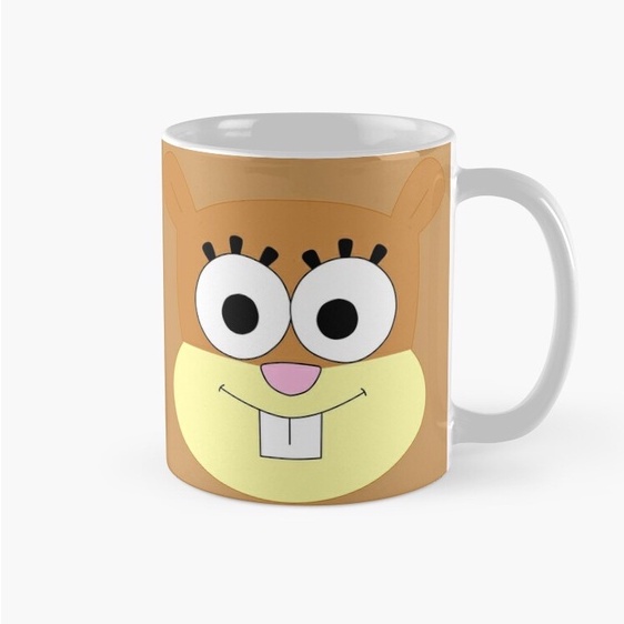 Mug Gelas Spongebob Sandy Cheeks t shirt without helmet