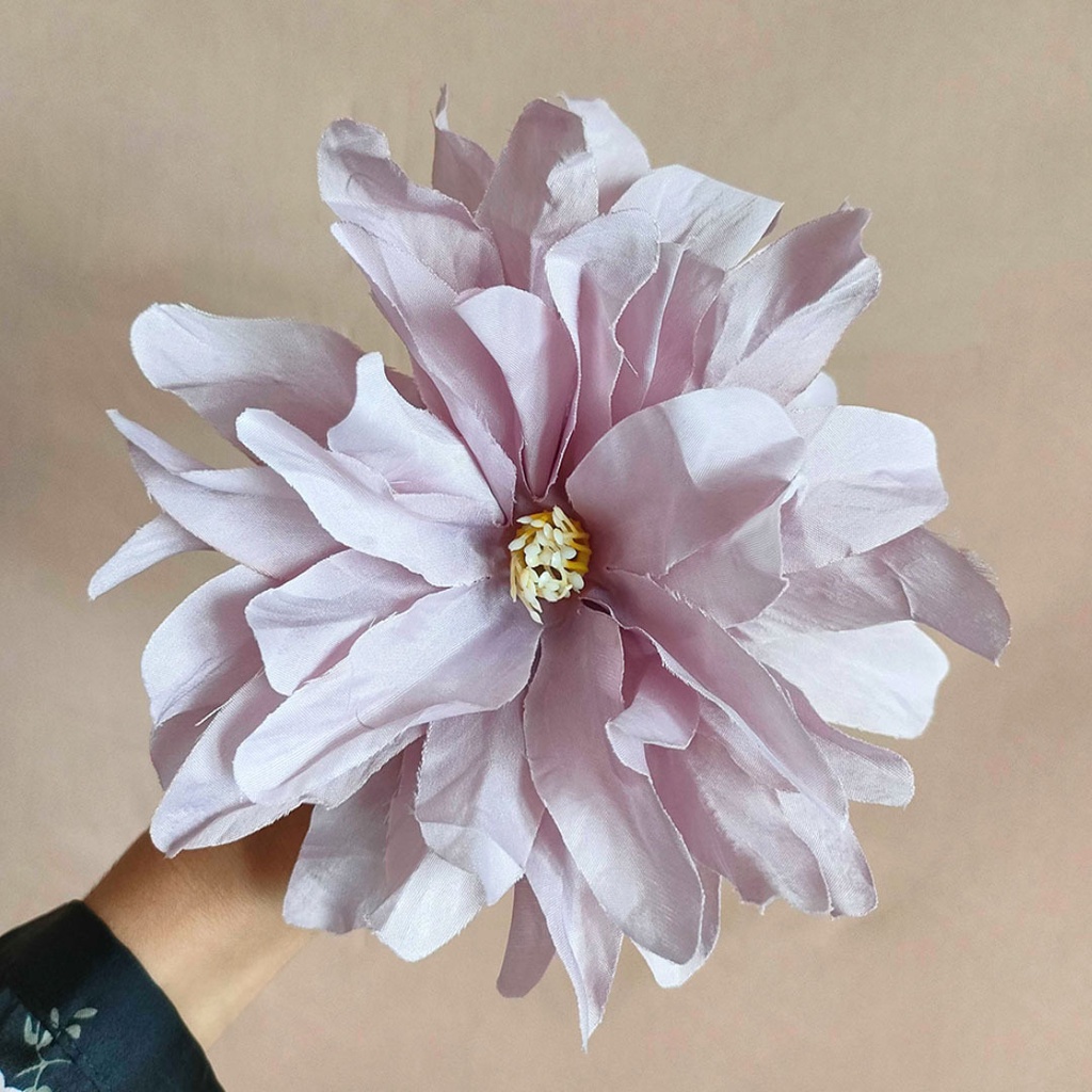 Artificial Flower 15cm Jumbo Semi cactus Dahlias Bunga Cabang Palsu Plastik Buket Rumah