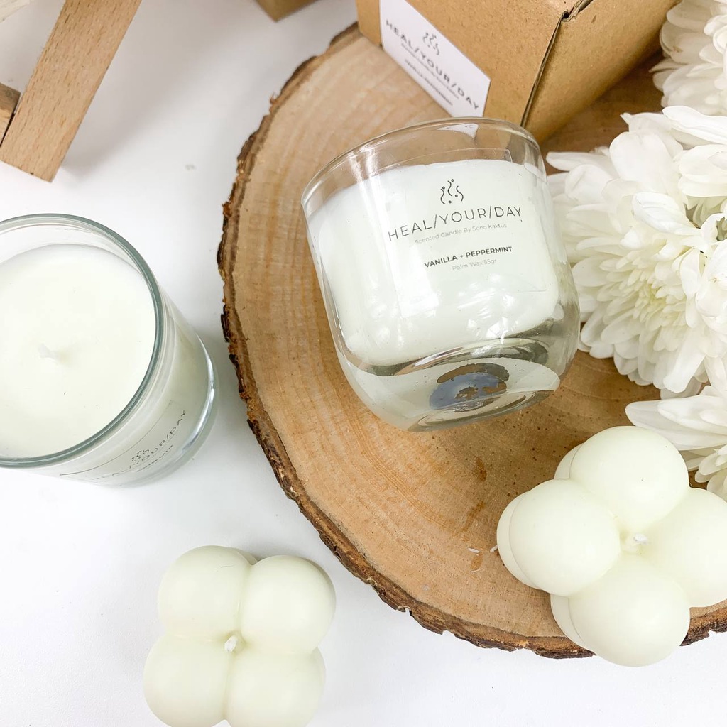 Scented candle | Lilin aromatherapy | 100 % Organic Wax Premium | Lilin Aromaterapi | Heal Your Day