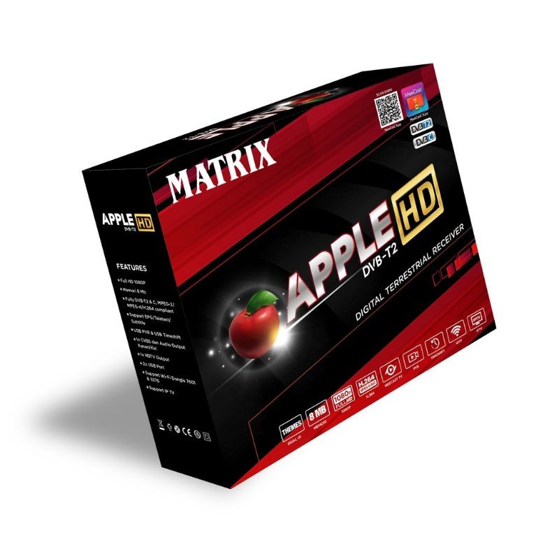 Set Top Box MATRIX APPLE Full HD Penerima Siaran TV Digital SNI/good OKE