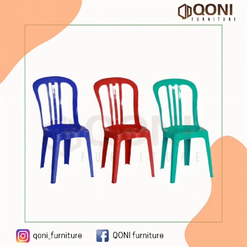 KURSI PLASTIK SANDARAN