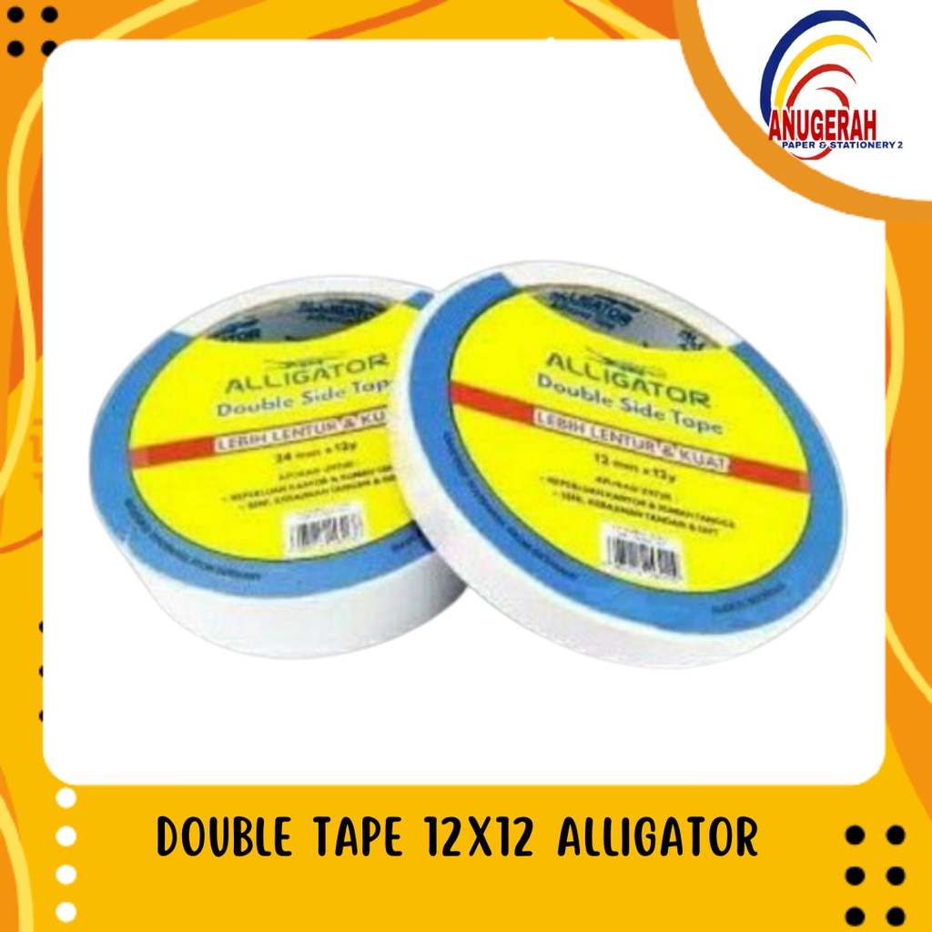 

ALLIGATOR DOUBLE TAPE 12 X 12 (PCS)