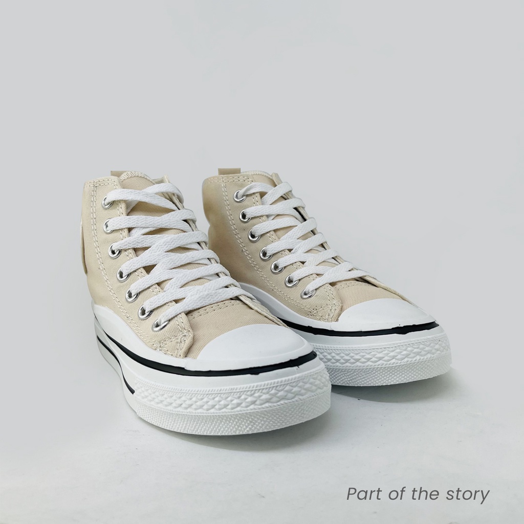 PROMO CUCI GUDANGG !!! Sepatu Boots Wanita Import Premium Quality free box free kaos kaki Sepatu Sekolah Fashion Sepatu Cream Viola Shoes