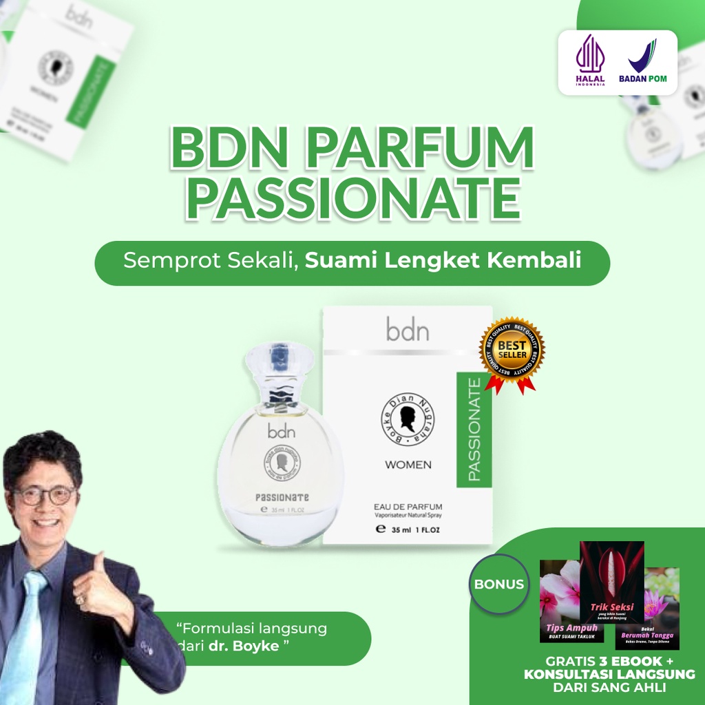 BDN PARFUM PASSIONATE Parfum Pemikat Pasangan Dr Boyke