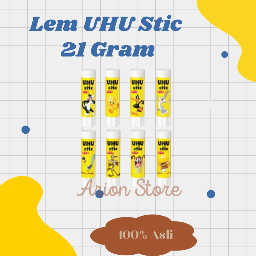 

[ARION STORE] Lem Glue Stick 21gr / Lem Stick Uhu / Lem Uhu [PCS]