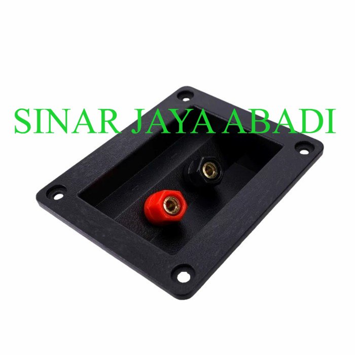 TERMINAL BOX SPEAKER BMB PLASTIK ABS TERMINAL SPEAKER BINDING POST