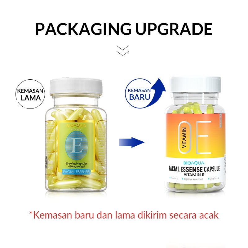 Hope Store - Bioaqua Vitamin E Facial Essence Serum Wajah Anti Aging BPOM