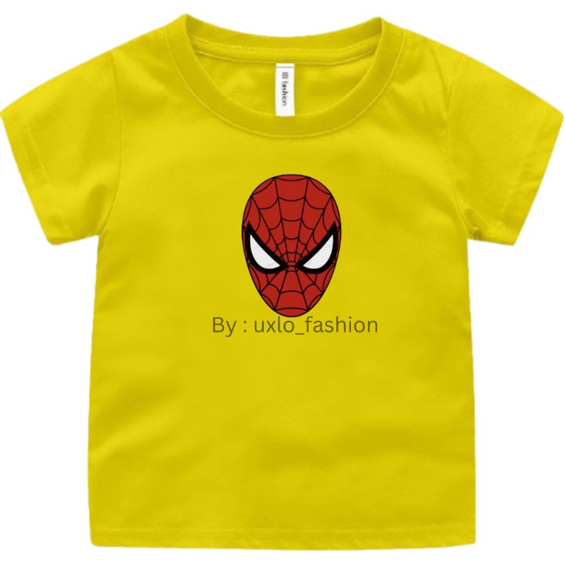 BAJU KAOS OBLONG ANAK LAKI COWOK MURAH MOTIF SUPERHERO SPRMAN UMUR 2 3 4 5 6 7 8 9 TAHUN UXLO FASHION