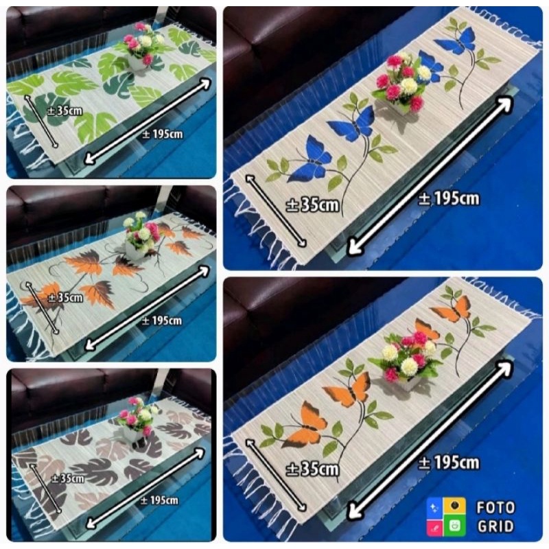 Taplak meja tenun JUMBO Panjang 2 meter