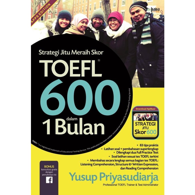 

STRATEGI JITU MERAIH SKOR TOEFL 600 DALAM 1 BULAN NEW