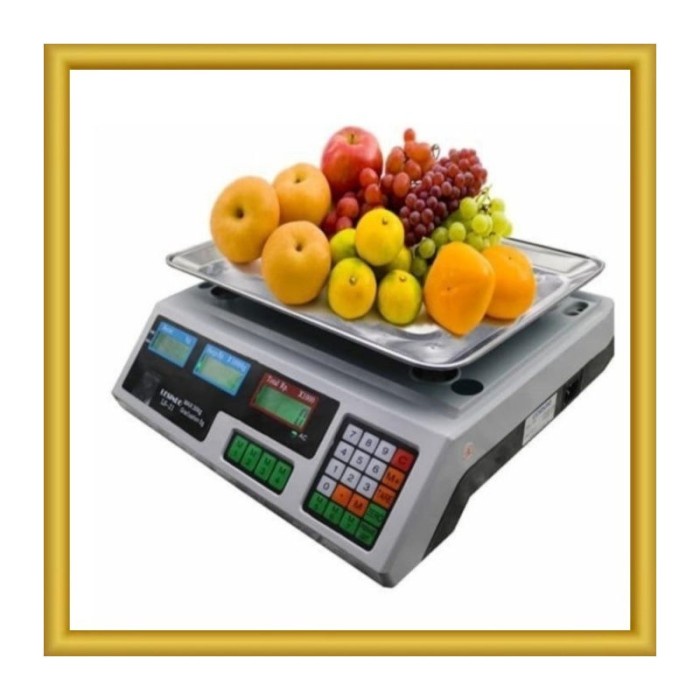Timbangan Timbangan Digital 30Kg Timbangan Buah Sayur Sembako Dan Laundry