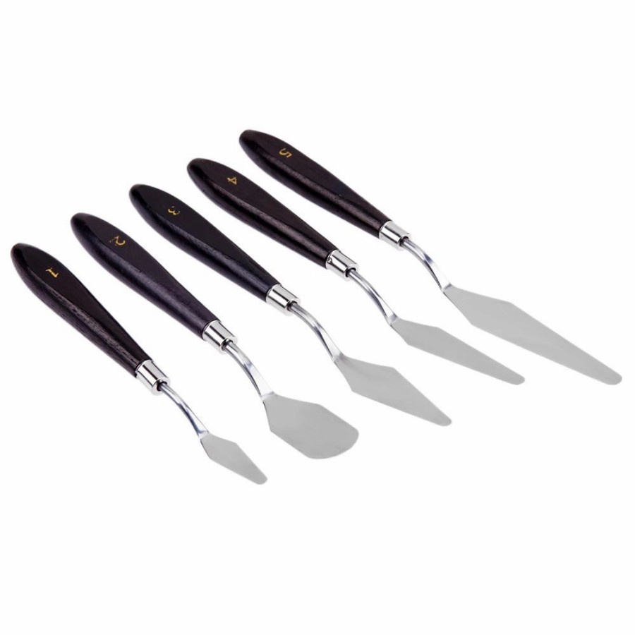 Spatula Palet Dekorasi Kue Butter Cream 5Pcs Palette Knife