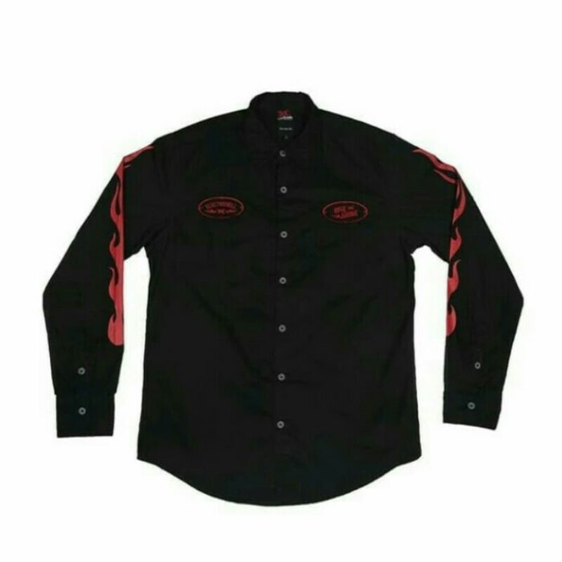 KEMEJA ELECTROHELL / MSML NOSTE BK