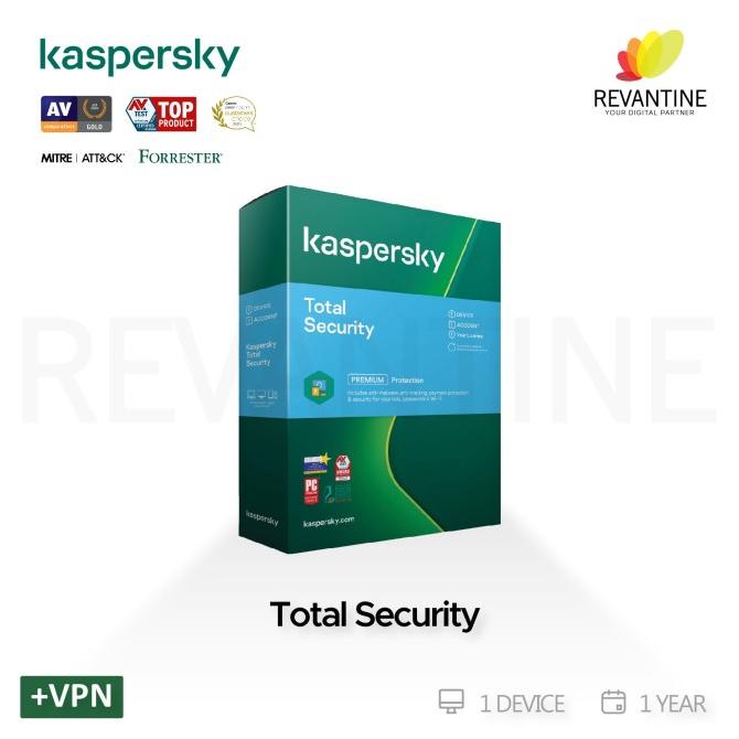 Antivirus Kaspersky Total Security 1 Device 1 Tahun