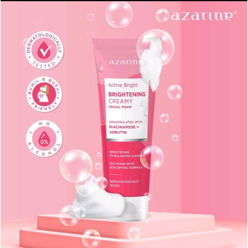 AZARINE Active Bright Brightening Creamy Facial Foam 50gr