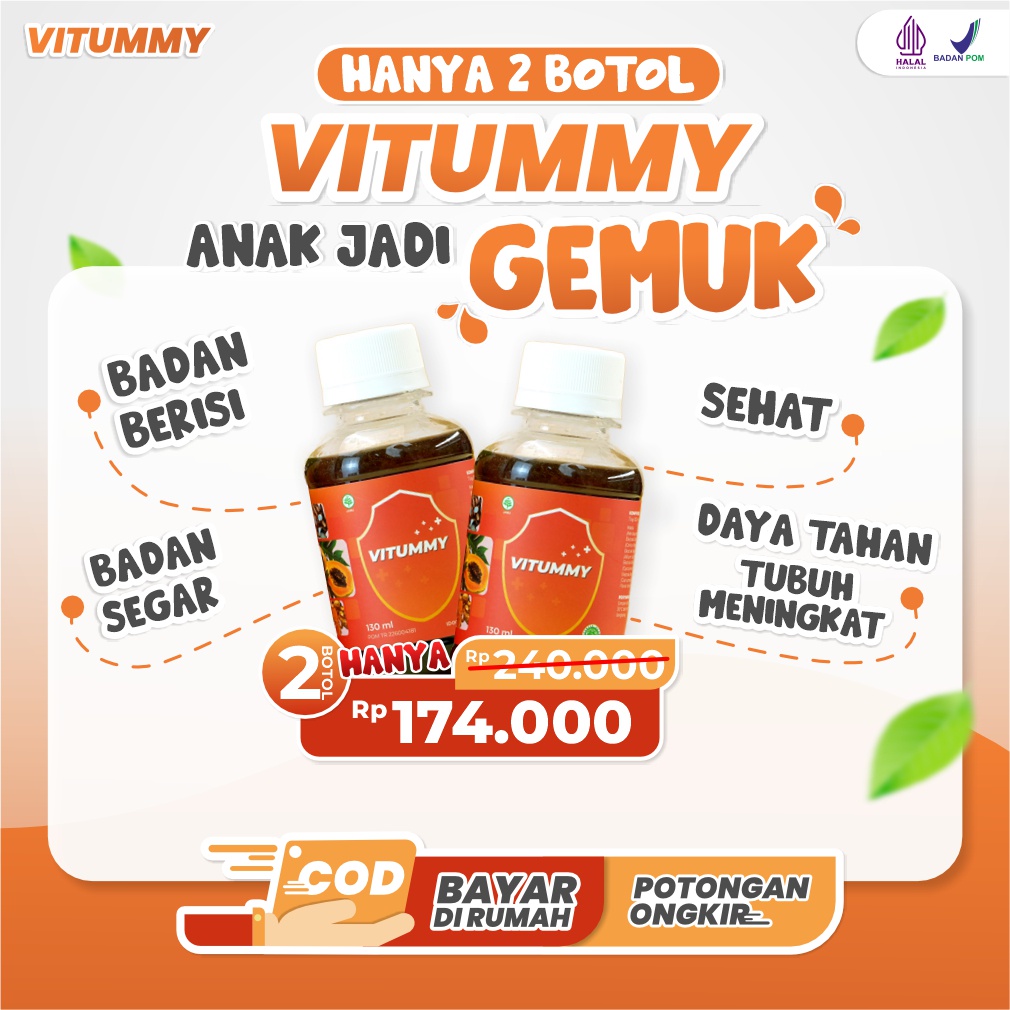 Vitummy -  Madu Paket 2 Botol 130ml