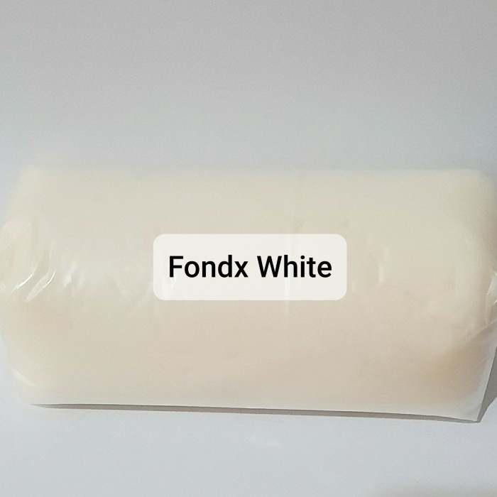 

Fondant Fondx Gula Dekor Hiasan Kue Fondant Putih kemasan 1 kg