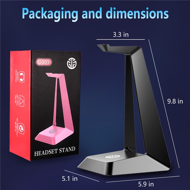 Sicibel G501 Stand Dudukan Headphone Universal Bahan ABS + Aluminum Flexible