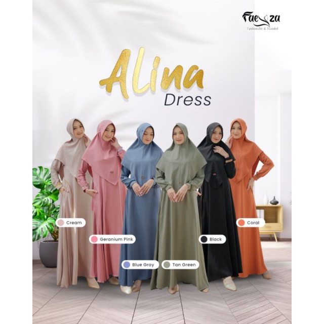 GAMISSET CANTIK KONDANGAN ALINA DRESS BERGO BY FAEYZA//ELMUMTAZA