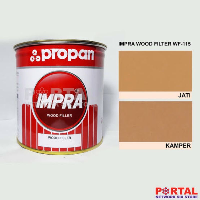 dempul kayu impra jati atau kamper 1 liter