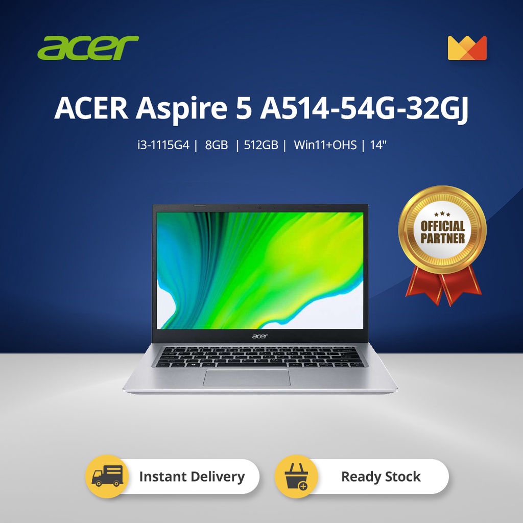 Jual ACER Aspire 5 A514-54G-32GJ (i3/8G/512GB/Win11+OHS/14") - Silver ...