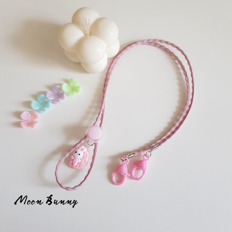 STRAP MASKER ANAK PEREMPUAN - DEWASA  2 IN 1 MOON - STAR - AWAN - MATAHARI/ KALUNG MASKER / TALI MASKER / LANYARD MASK STOPER 2IN1