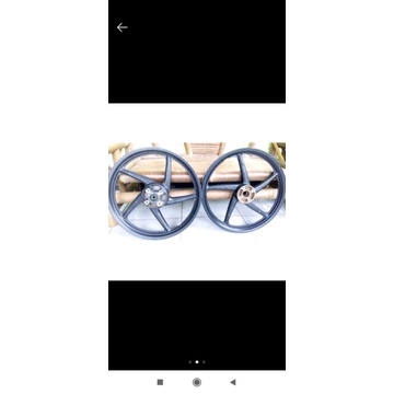 VELG PELEK DEPAN BELAKANG SUPRA X 125 ORIGINAL COPOTAN