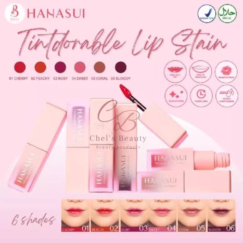 HANASUI Tintdorable Lip Stain Lip Tint ORIGINAL