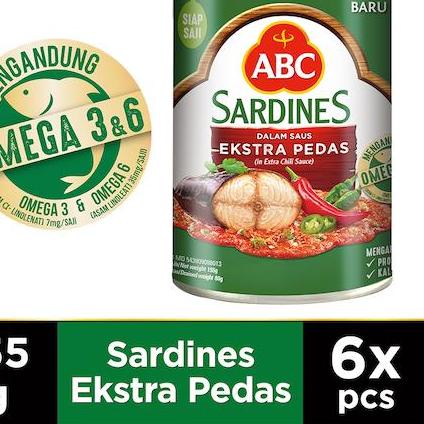 

Flash Sale - ABC Sarden Saus Extra Pedas 155 gr - Multipack 6 pcs ✓