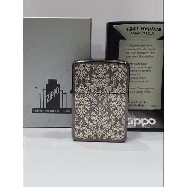 Original Zippo 1941 Arabesque