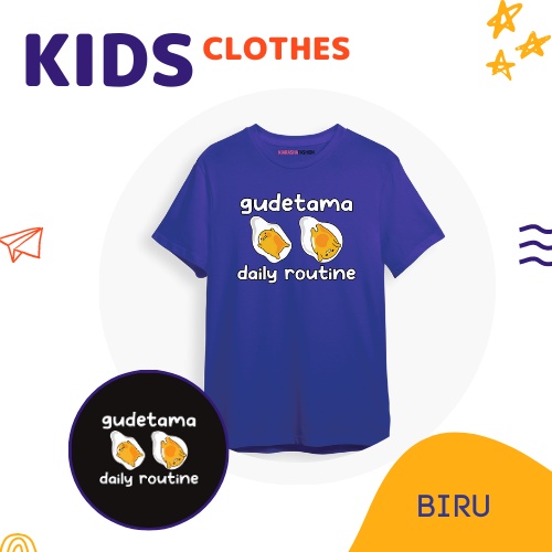 Kiarashafa - Baju Anak / Kaos Anak Motif Gudetama