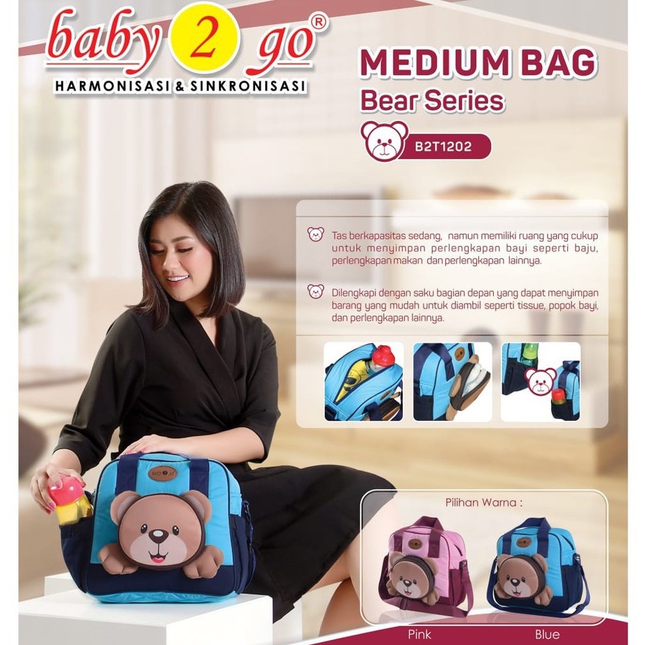 BABY SCOTS TAS MEDIUM BAG 2GO BEAR SERIES B2T1202