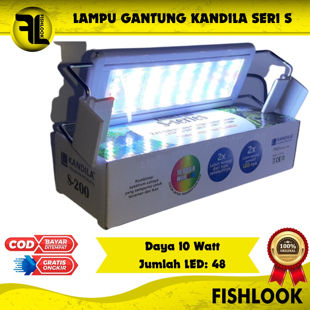 Lampu Kandila S200 RGB Led Aquarium Aquascape