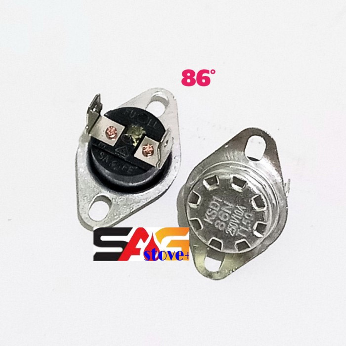Thermostat 86° Bimetal Thermodis Thermofuse Dispenser Penanak Nasi