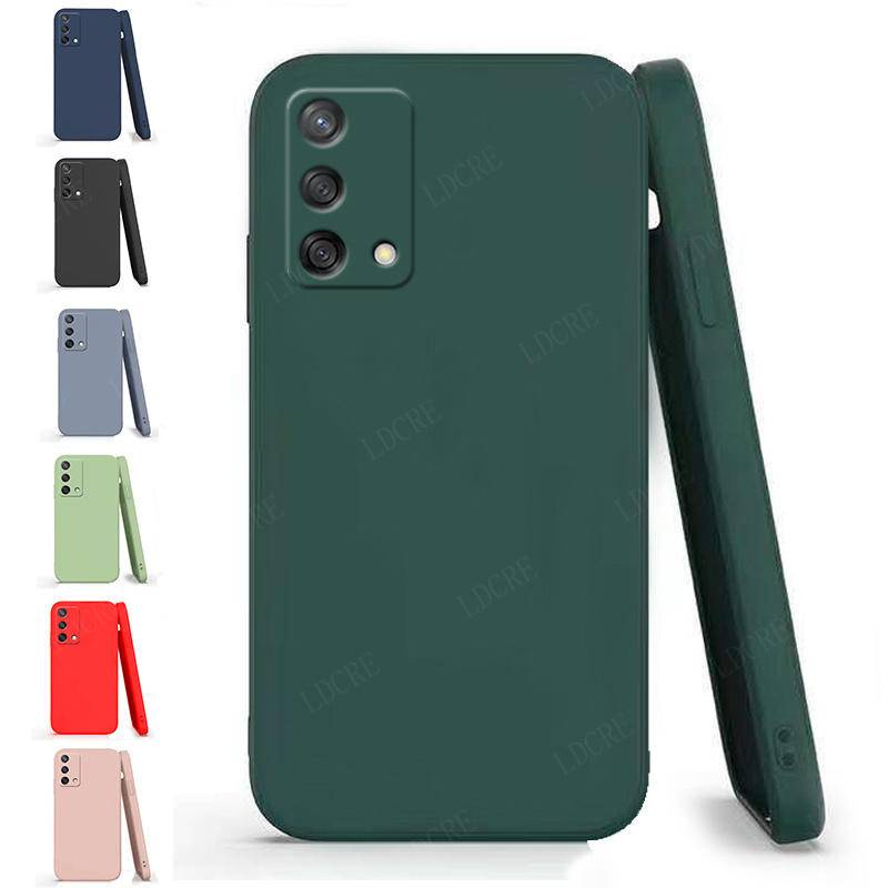 Untuk OPPO A74 A94 A54 A53 A53s 4G 5G Case Mewah Silikon Cair Shockproof Full Soft Cover