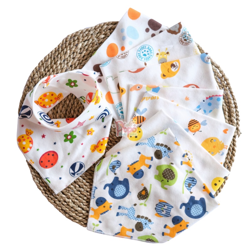 Tadah iler/ bib/ sleber/celemek bayi (1pcs motif random)