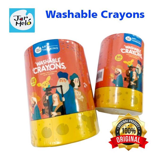 

JOAN MIRO BABY ROO JAR MELO WASHABLE CRAYON NON TOXIC CRAYONS TERLARISS...,,,,,