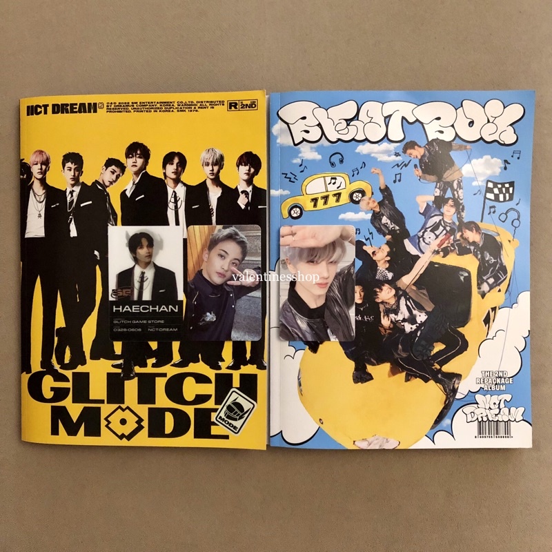 UNSEALED NCT DREAM 2ND ALBUM GLITCH MODE SCRATCH VER PC MARK HAECHAN