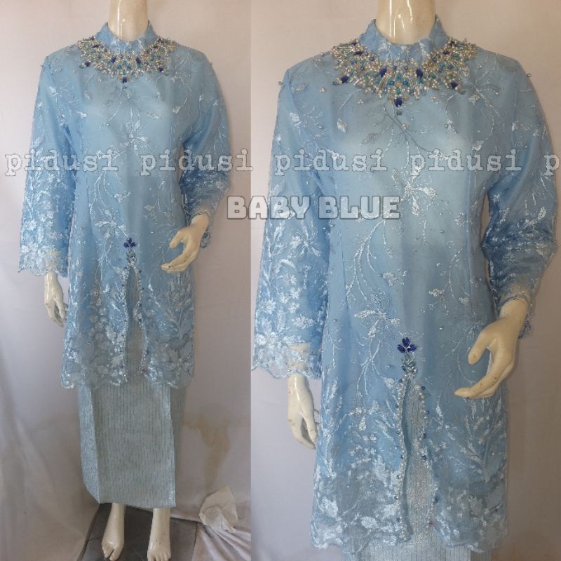 PROMO KEBAYA DRESS TULLE PAYET / KEBAYA SELENDANG / KEBAYA TULLE PAYET