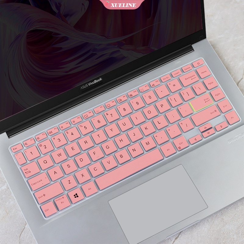 Untuk asus a bean adolbook14/14s 2020model14keyboard laptop Silikon keyboard protection film [ZXL]