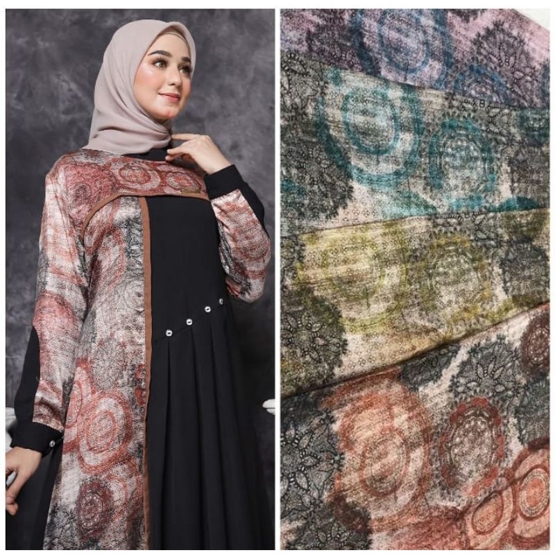 Gamis armany silk by Saci Mode