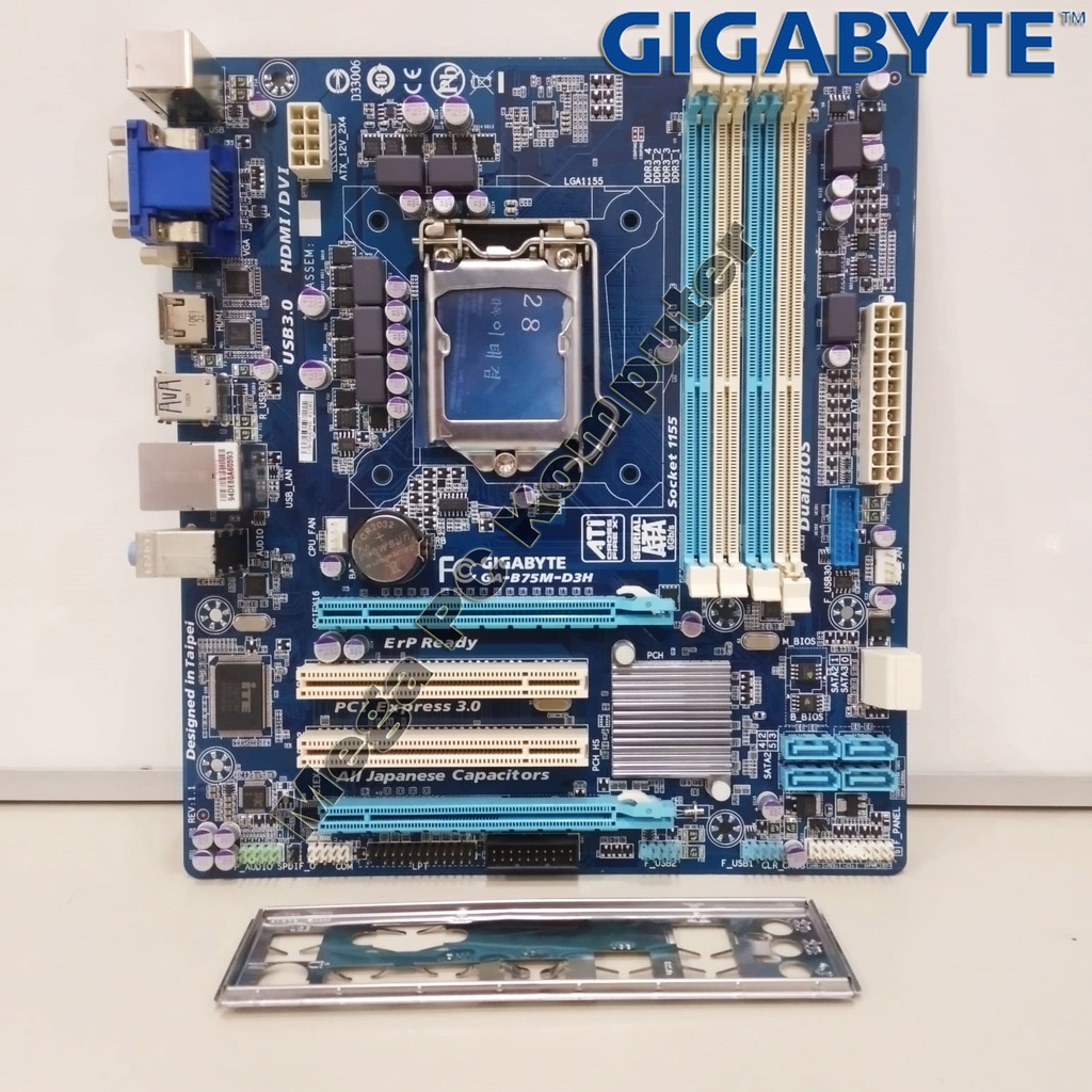 Mainboard LGA 1155 B75 DDR3 Bonus Cmos &amp; Pasta suntik