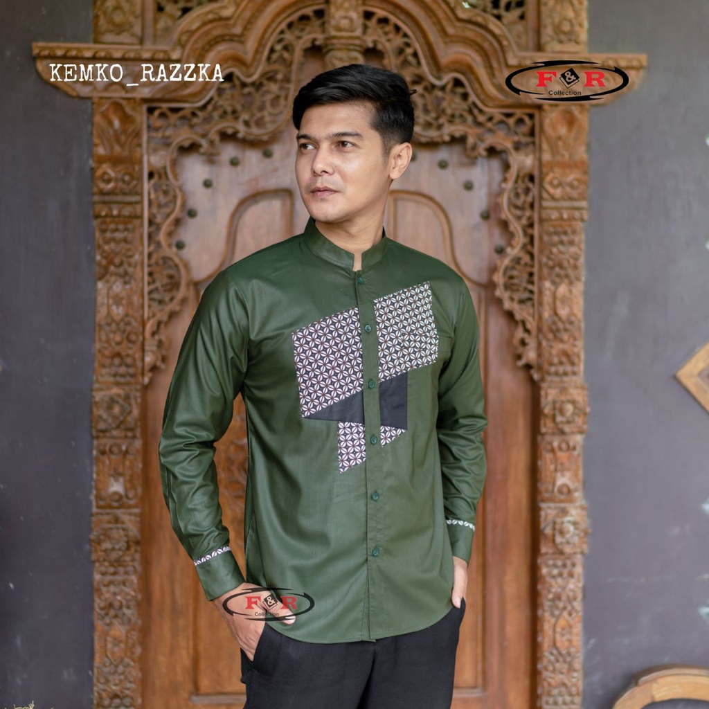 NEW...BAJU KOKO PRIA DEWASA MODEL TERBARU / BAJU KOKO MOTIF BATIK / BAJU KOKO SIMPLE / BAJU KOKO ELE