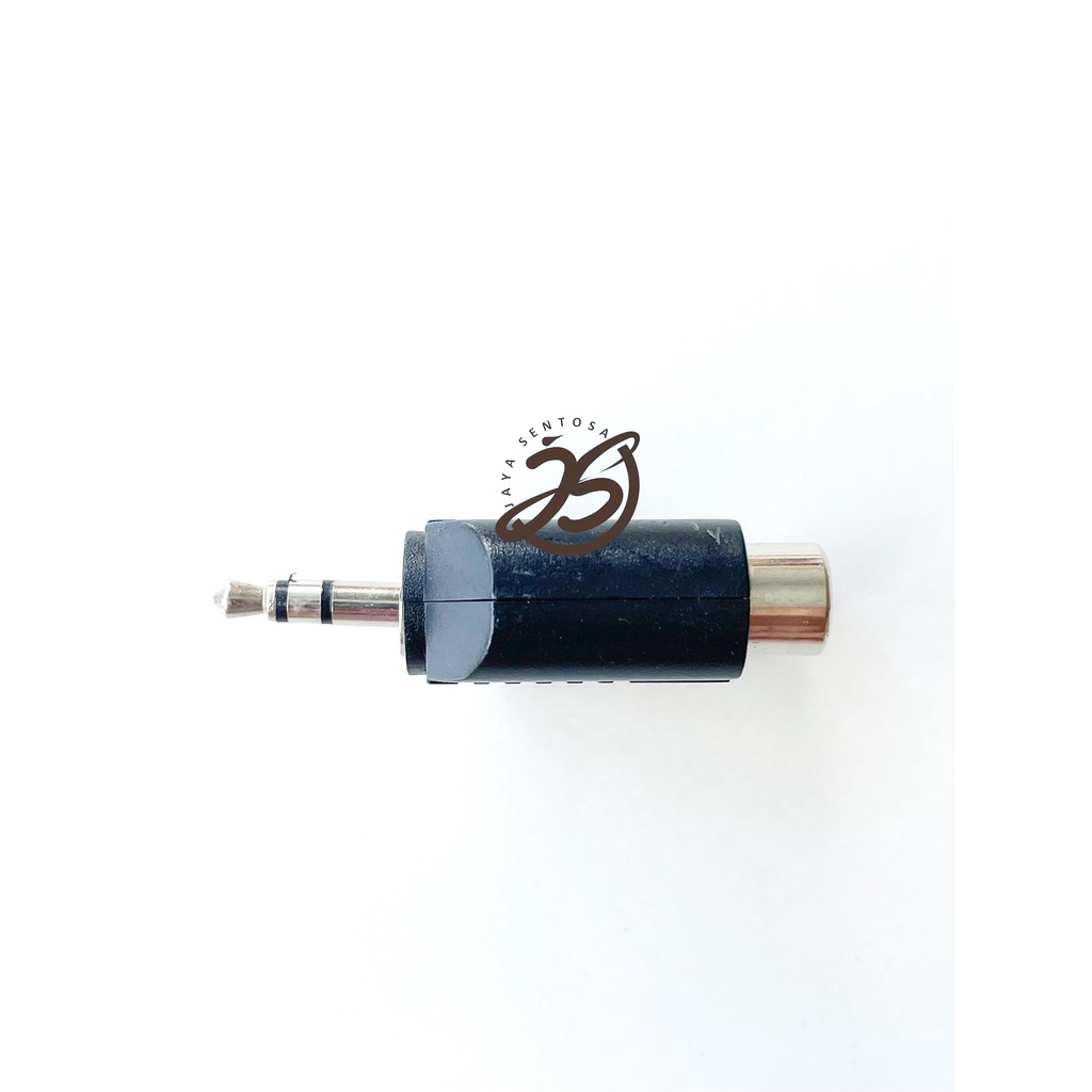 2 RCA - JACK MINI STEREO 3.5mm COVER 2RCA FEMALE TO JACK MINI STEREO