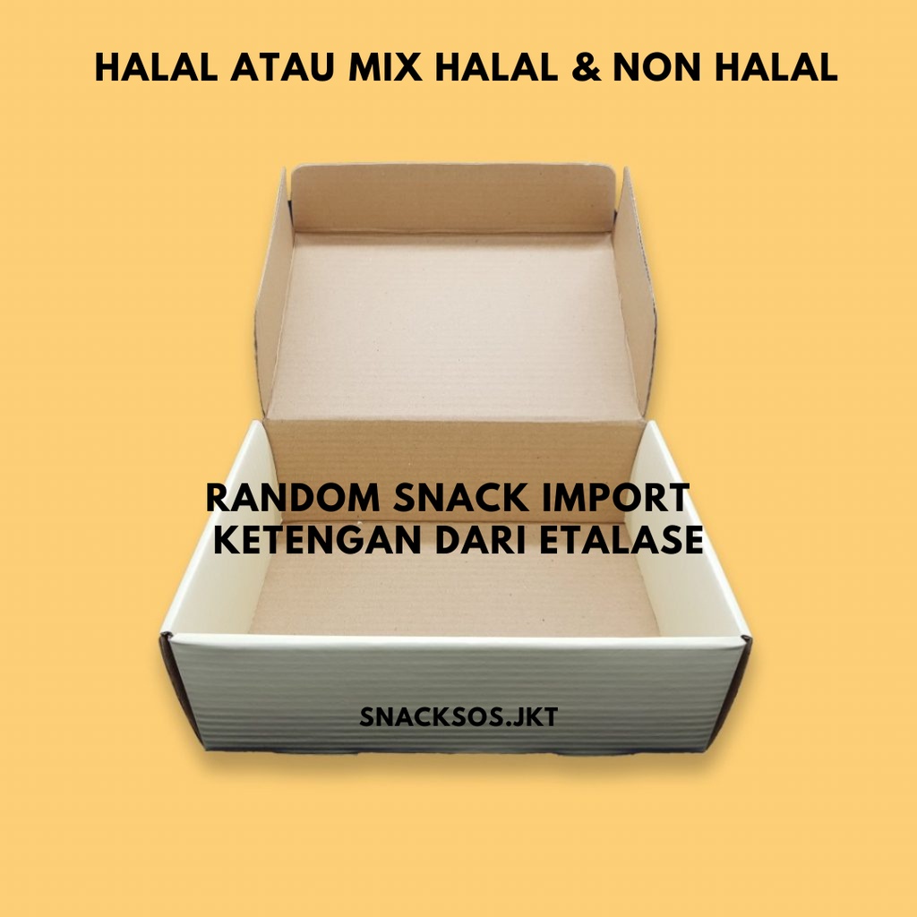 

REQ SNACK BOX GIFT IMPORT RANDOM CUSTOM JAJANAN IMPORT HAMPERS SNACK