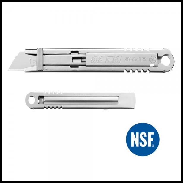 

Pisau Cutter Sk-12 Olfa All Stainless Steel Safety Knife